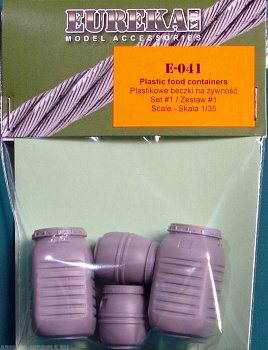 E-041 Plastic food containers Set#1