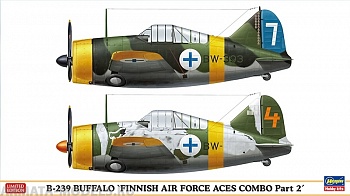 02229 Самолеты B-239 BUFFALO FINNISH AIR FORCE ACES COMBO Part 2 (Two kits)