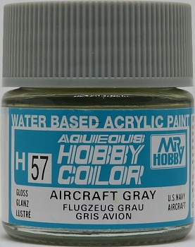 H057 Краска 10мл  AIRCRAFT GRAY