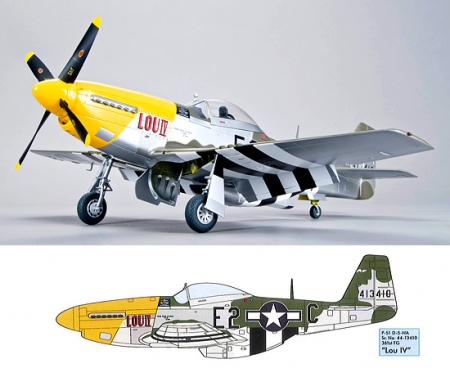 VOLKSWS09 Сборная модель P-51D/K MUSTANG IV ZOUKEI-MURA