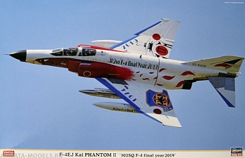 07475 Самолет F-4EJ Kai PHANTOM II 302SQ F-4 final year 2019 (HASEGAWA) 1/48