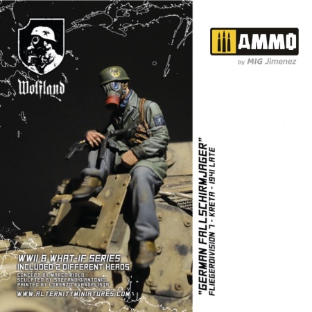 MR-AM30 Миниатюра German Fallschirmjager Alternity Miniatures